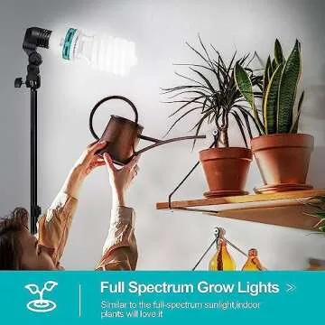 EMART Full Spectrum Light Bulb, 105W Spiral CFL 5500k Daylight for Softbox Lighting Kit, Replacement Lamp for Photography Photo Video Studio, Household Use, Portrait Shooting -2PACK