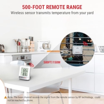 ThermoPro TP200B Wireless Indoor Outdoor Thermometer