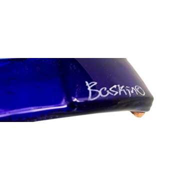 Tamara Baskin Art Glass Art Glass Tie Dye Menorah Hand Made in The USA