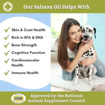 Wholistic Pet Organics Salmon Oil for Dogs and Cats