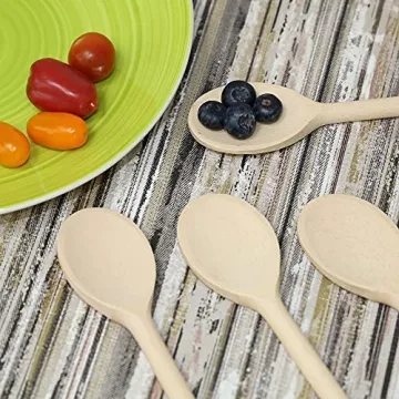 BICB Wooden Spoon Set 12 Inch Beechwood Cooking Spoons