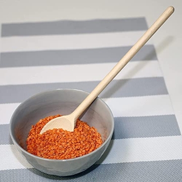 BICB Wooden Spoon Set 12 Inch Beechwood Cooking Spoons