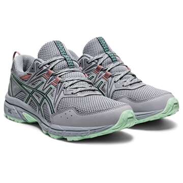 ASICS Women's Gel-Venture 8 Running Shoes, 6.5, Piedmont Grey/Metropolis