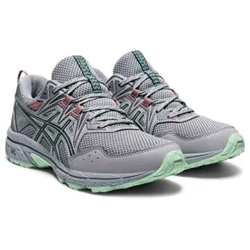 ASICS Women's Gel-Venture 8 Running Shoes, 6.5, Piedmont Grey/Metropolis