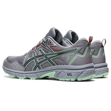 ASICS Women's Gel-Venture 8 Running Shoes, 6.5, Piedmont Grey/Metropolis