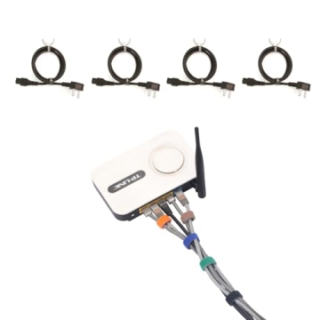 Patu 30 Pcs Microfiber Cloth Cable Ties for Organization