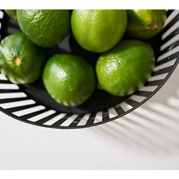 Yamazaki Modern Steel Fruit Basket - Functional Kitchen Storage