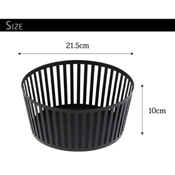 Yamazaki Modern Steel Fruit Basket - Functional Kitchen Storage
