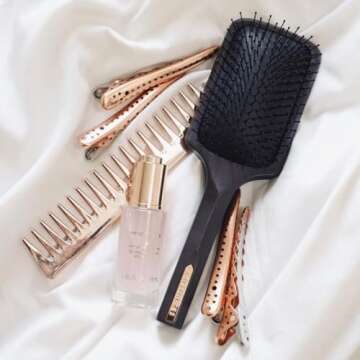 Kristin Ess Wide Tooth Detangling Comb for Easy Styling