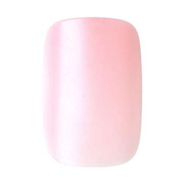 KISS Press-On Nails Bare But Better, Light Pink Squoval