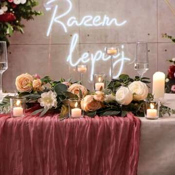 Letine 36Pcs Votive Candle Holders-Clear Glass Tea Light Candle Holders-Clear Candle Holders Bulk for Wedding Centerpieces/Home Table Decor/Propose/Christmas and Thanksgiving