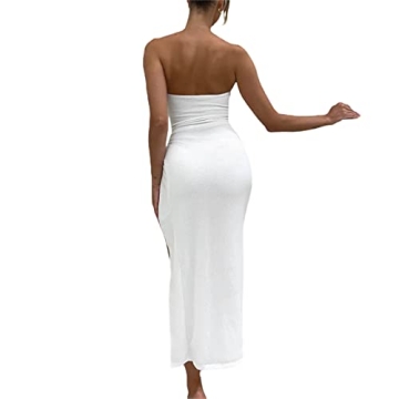 Women's Sexy Strapless Bodycon Tube Dress for Parties