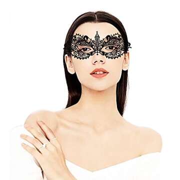 LOVINSHOW Luxury Lace Eye Mask for Stylish Women