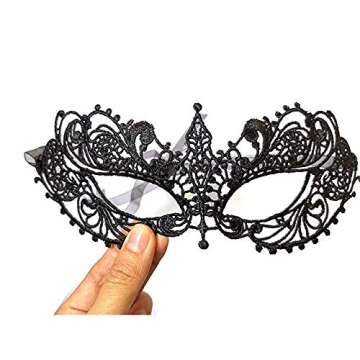LOVINSHOW Luxury Lace Eye Mask for Stylish Women