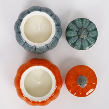 ONEVIVE Pumpkin Shaped Candle for Autumn Decor