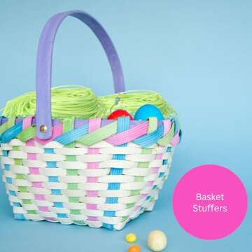 Sweetzo - Green Edible Easter Grass, Apple Flavored Cake and Cupcake Toppers, Basket Stuffers, Pack of 3