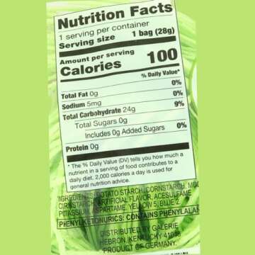 Sweetzo - Green Edible Easter Grass, Apple Flavored Cake and Cupcake Toppers, Basket Stuffers, Pack of 3