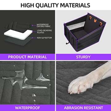 TKYZ Dog Car Seat Extender for Spacious and Safe Travel