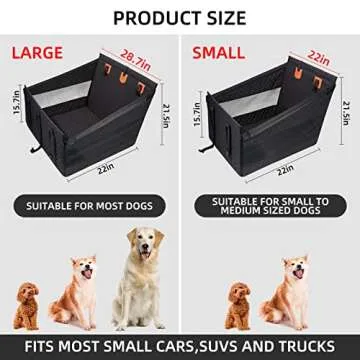 TKYZ Dog Car Seat Extender for Spacious and Safe Travel