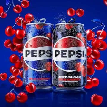 Diet Pepsi Wild Cherry Soda Pop - 12 Pack, 12oz Cans