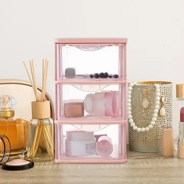 NUOBESTY Plastic Drawer Organizer for a Tidy Workspace