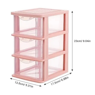 NUOBESTY Plastic Drawer Organizer for a Tidy Workspace