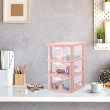 NUOBESTY Plastic Drawer Organizer for a Tidy Workspace