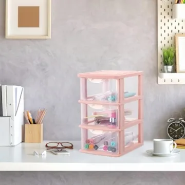NUOBESTY Plastic Drawer Organizer for a Tidy Workspace