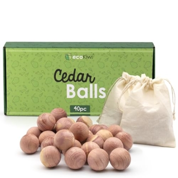 ecoKiwi Cedar Balls - Natural & Aromatic Clothing Care