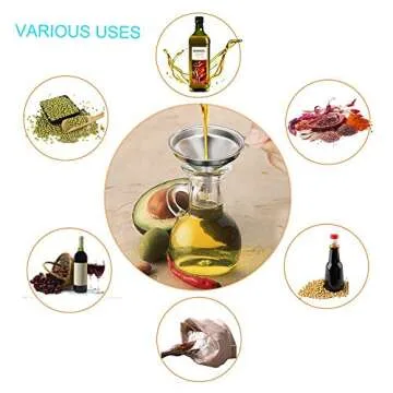 High-Quality Olive Oil Spouts & Funnels Set – QMET