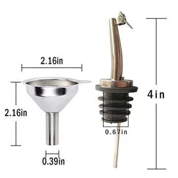 High-Quality Olive Oil Spouts & Funnels Set – QMET