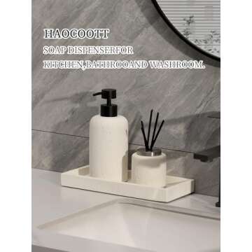 Haocoott Luxurious Soap Dispensers Set for Any Occasion