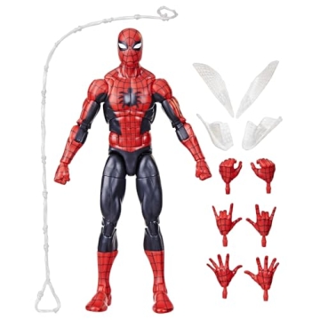 Spider-Man Marvel Legends Series The Amazing, Marvel Comics Retro Collectible 6-Inch Action Figures,...