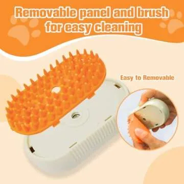 Innovative 3 in 1 Dog Steam Brush for Healthier Pets