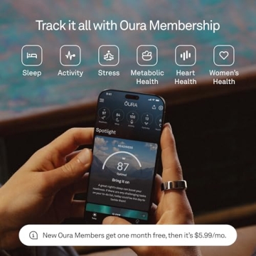 Oura Ring 4 Smart Health Tracker - Sleep and Fitness Insights