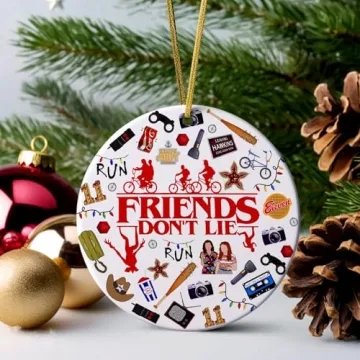 Retro Funny Thing Christmas Ornament Unique Gift for Fans