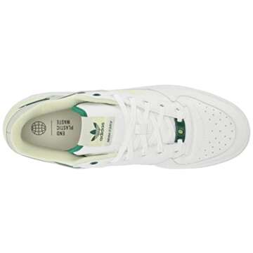adidas Originals Womens Forum Bold White/Linen Green/Almost Lime 8.5