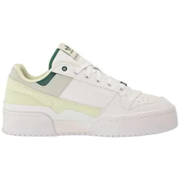 adidas Originals Womens Forum Bold White/Linen Green/Almost Lime 8.5