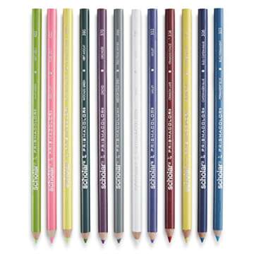 Prismacolor Scholar Colored Pencils, Adult Coloring, 60 Pack