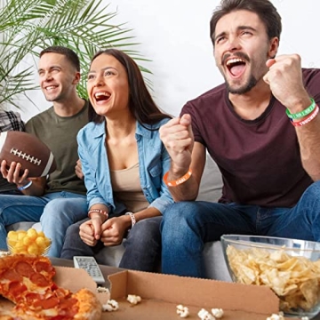 Football Silicone Wristbands Perfect for Parties and Gifts
