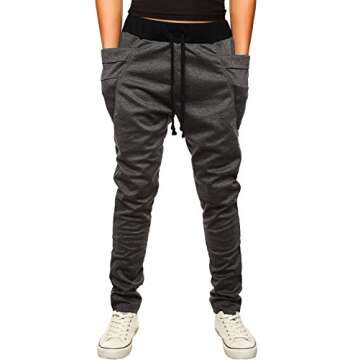 HEMOON Men's Jogging Pants for Fitness and Relaxation