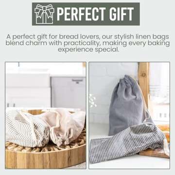 Beeswax Bread Bags for Homemade Sourdough Bread