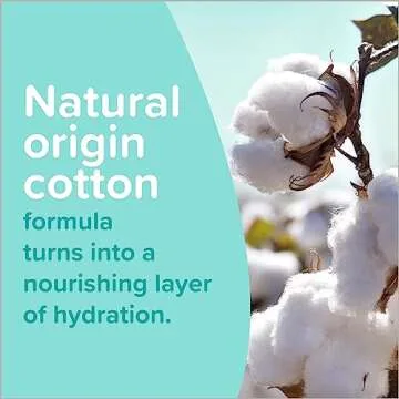 Johnson's CottonTouch Newborn Baby Body Wash & Shampoo, Gentle & Tear-Free, Made with Real Cotton, Gently Washes Away Dirt & Germs, Sulfate- & Paraben-Free for Sensitive Skin, 13.6 fl. oz