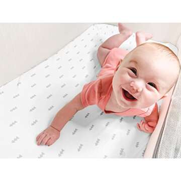 Premium Bassinet Bed Sheets Fitted Cotton Cradle Sheets