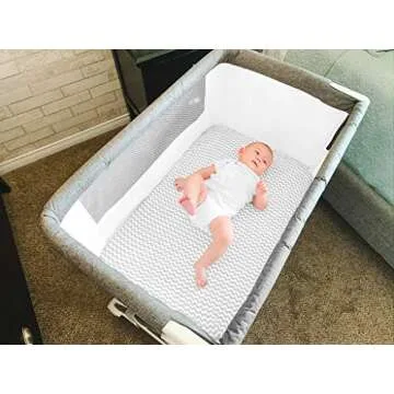 Premium Bassinet Bed Sheets Fitted Cotton Cradle Sheets