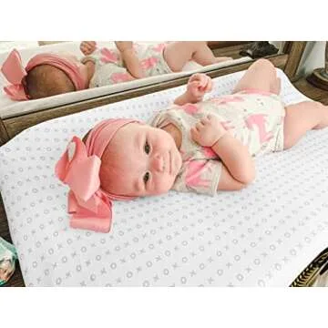 Premium Bassinet Bed Sheets Fitted Cotton Cradle Sheets