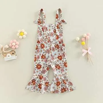 Infant Toddler Floral Jumpsuit for Summer Fun