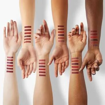 evpct CmaaDu 6Pcs Lipstick Matte Liquid Lipstick Lipgloss Set for Women, Dark Deep Bright Ruby Sexy Brick Red Mauve labiales mate 24 horas originales matte larga duracion 24 Hour Lipstick Long Lasting