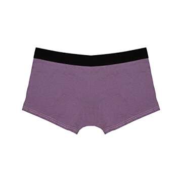 Nabtos Women Boxers Basic Cotton Boyshort Briefs 5 Pack