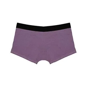 Nabtos Women Boxers Basic Cotton Boyshort Briefs 5 Pack